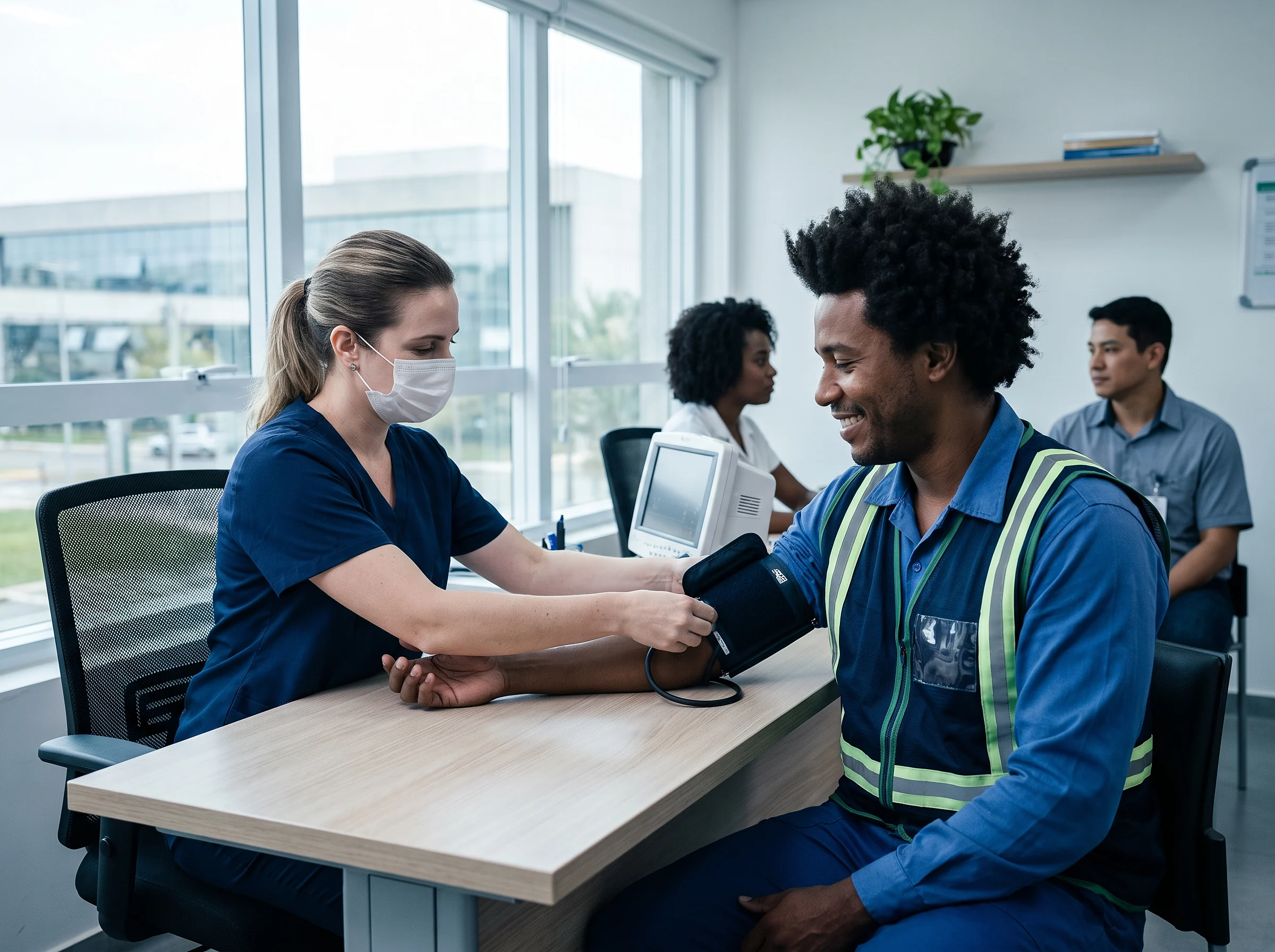 Ambulatório médico dentro da empresa